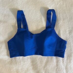 NWOT lululemon Swift Speed Sports Bra - Cobalt Blue - Size 34B